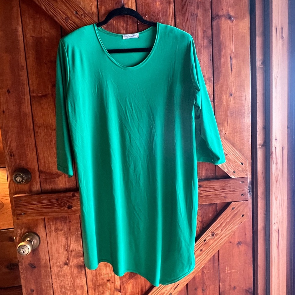 Vibrant Green Women's Tunic Top